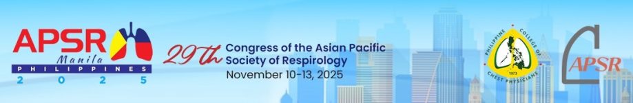 The 29th Congress of the Asian Pacific Society of Respirology (APSR 2025)
